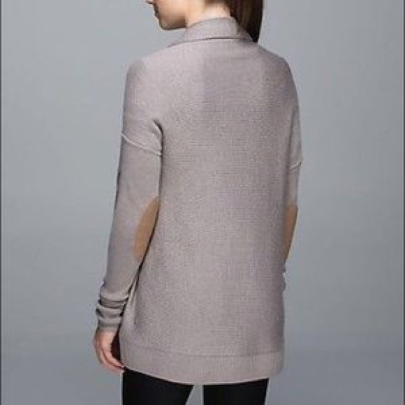 Lululemon Wrap it Up Sweater Beige - Picture 3 of 6
